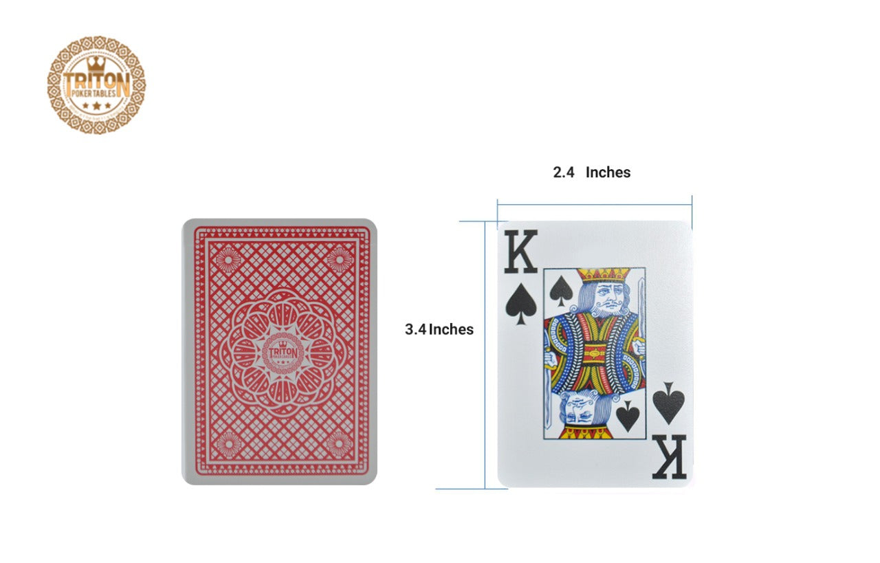 TRITON POKER TABLES PREMIUM POKER PLAYING CARDS -SET OF 1