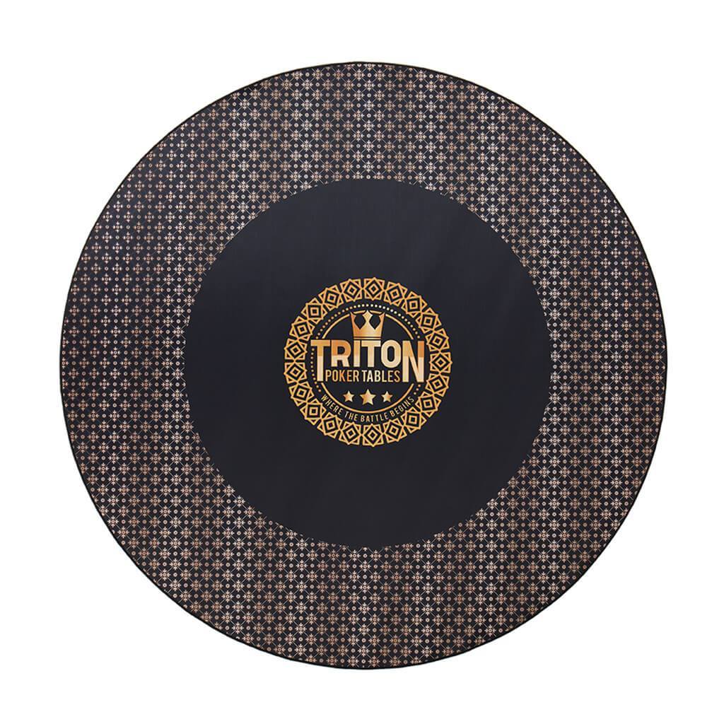 Triton Portable Poker Speed Cloth Felt Mat with Carry Case