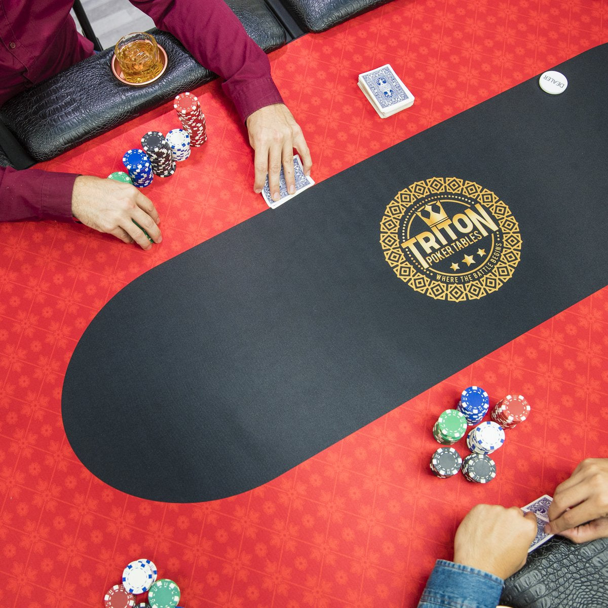 Triton 90" Premium Folding 10 Player Poker Table